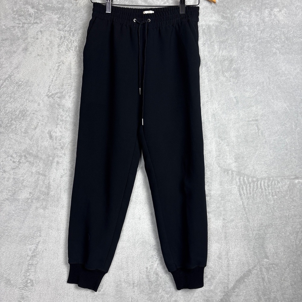 Wilfred Black Jogger Pants Drawstring Waist Relaxed Fit Casual‎ Loungewear XS